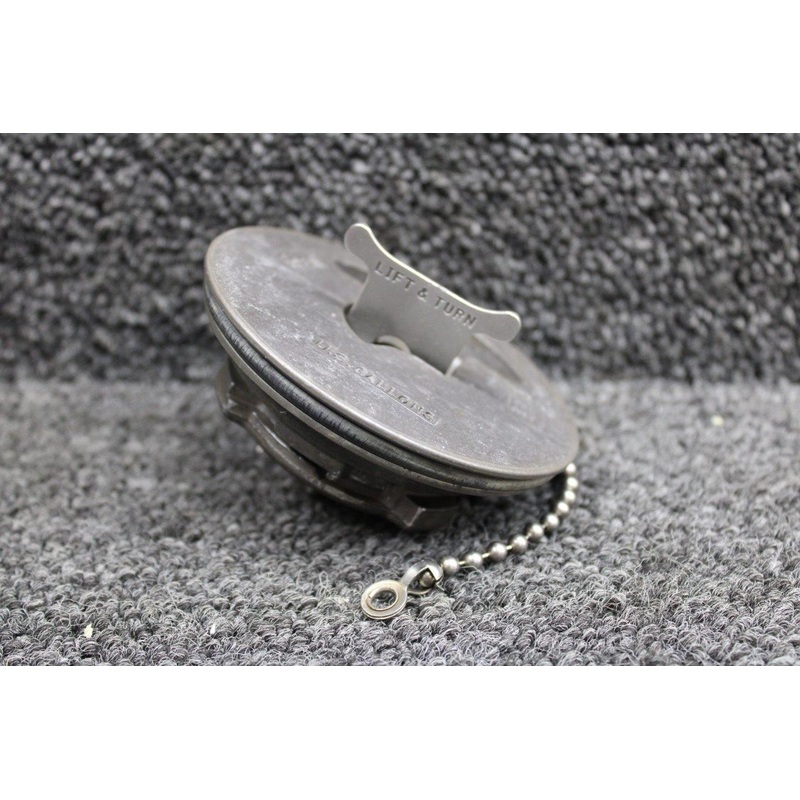 531-046 (Use: 36-380095-1) Shaw Aero Fuel Cap Assembly with Chain (Unpainted)