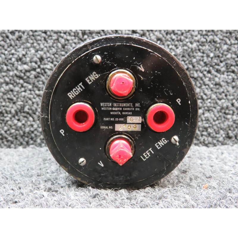 22-868-036-21 Weston Dual Fuel Flow Indicator
