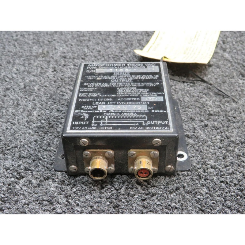 DH-1030-115/26-150-CS Phoenix Aerospace Autoformer (Volts: 26)