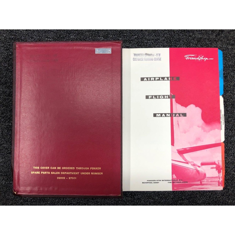 1974 Fokker F27 Friendship Flight Manual