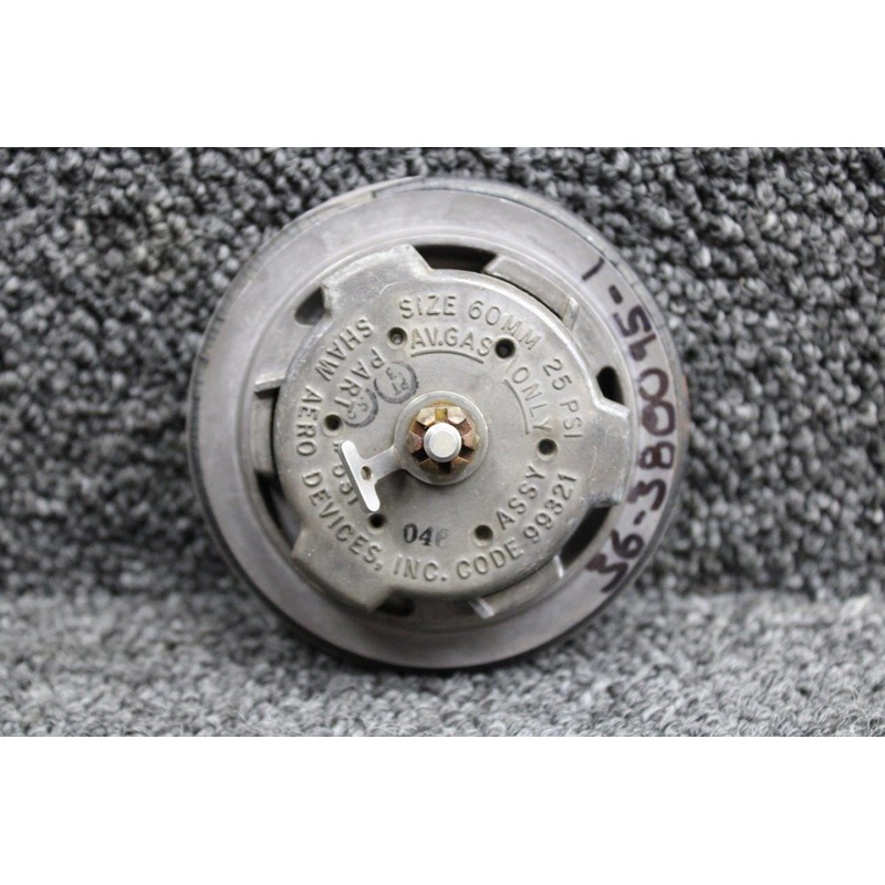 531-046 (Use: 36-380095-1) Shaw Aero Fuel Cap Assembly (Minus Chain) (White)