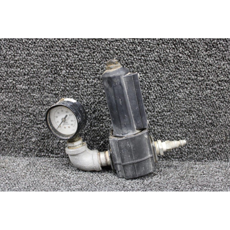 F73G-4AN-AD1 Norgren Pneumatic Air Filter with Pressure Gauge (Broken Connector)