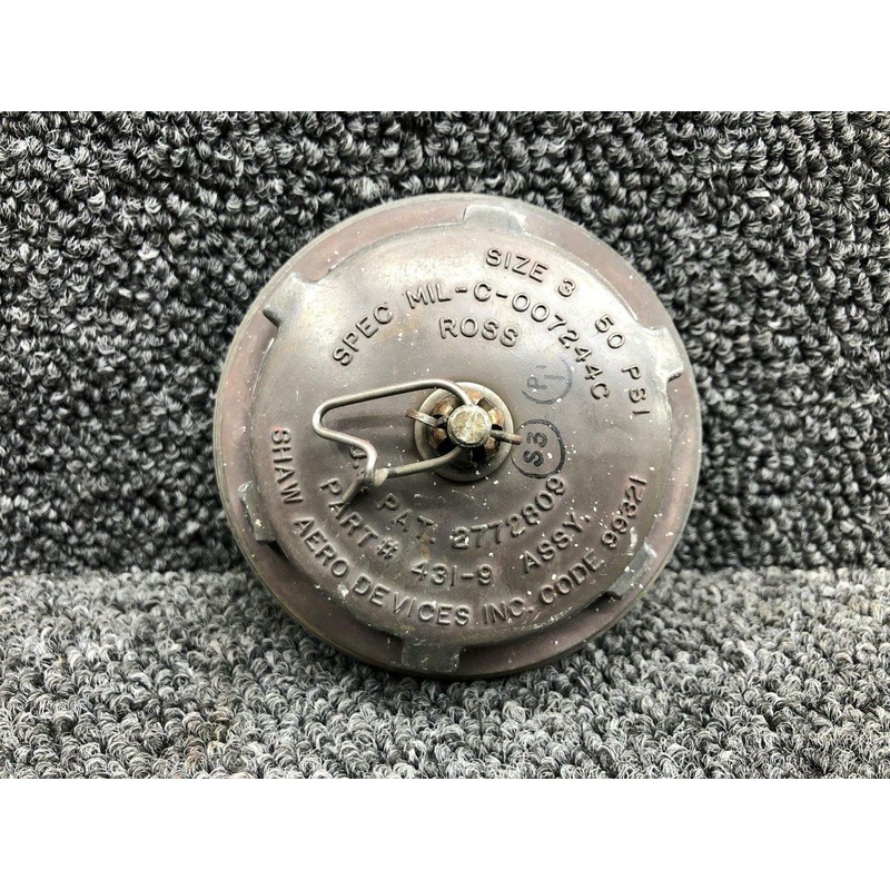 431-9 Beechcraft 95-B55 Shaw Aero Fuel Cap Assembly