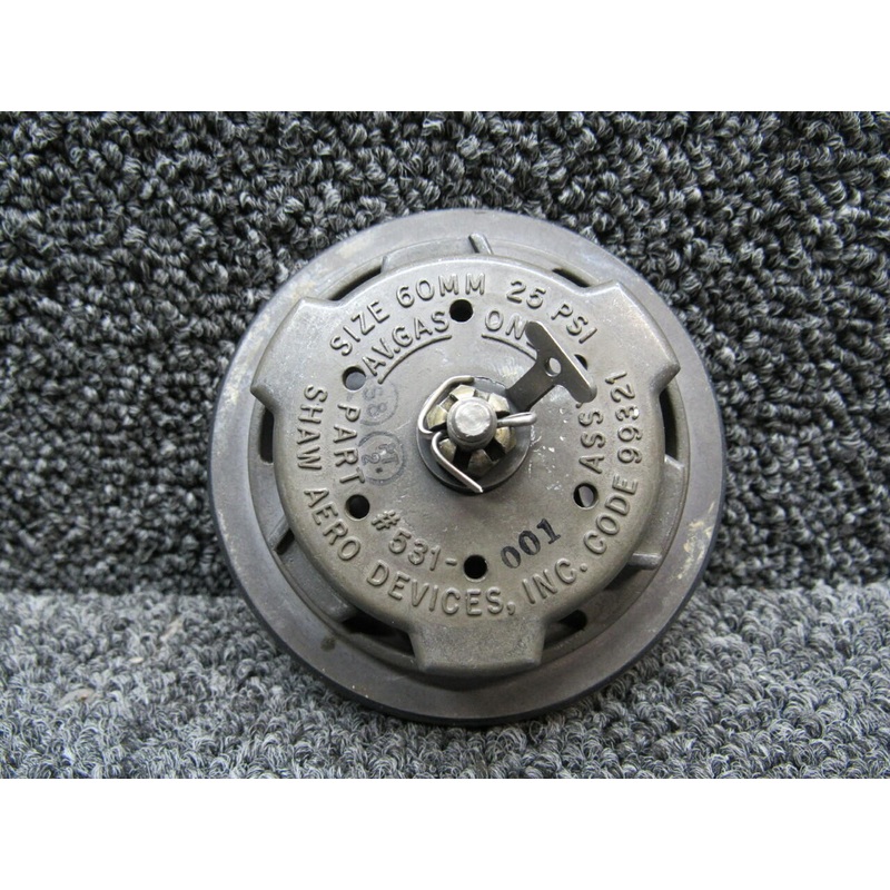 531-001 Mooney M20K Shaw Aero Fuel Cap Assembly