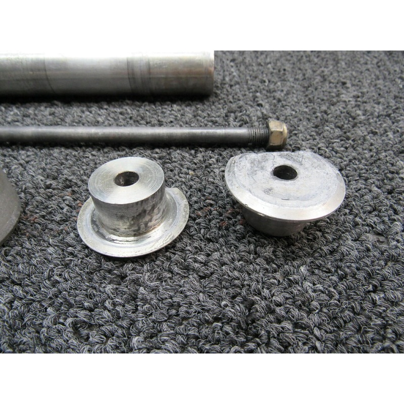 702053-1 / 702053-2 Grumman AA-5A Axle Assy Nose Wheel W/ Hardware
