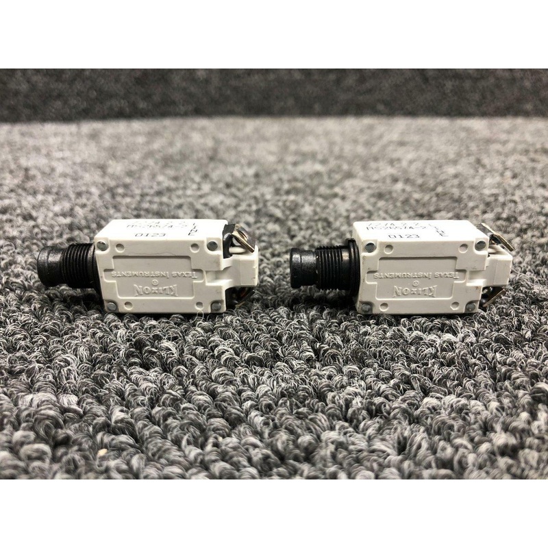 7274-2-2 Klixon Push Circuit Breaker Set of 2 (Amps: 2) (NEW OLD STOCK) (SA)