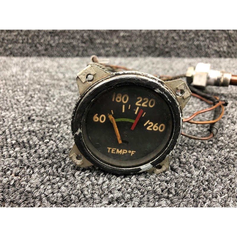 1511919 Stinson 108-1 Oil Temperature Indicator W/ Probe