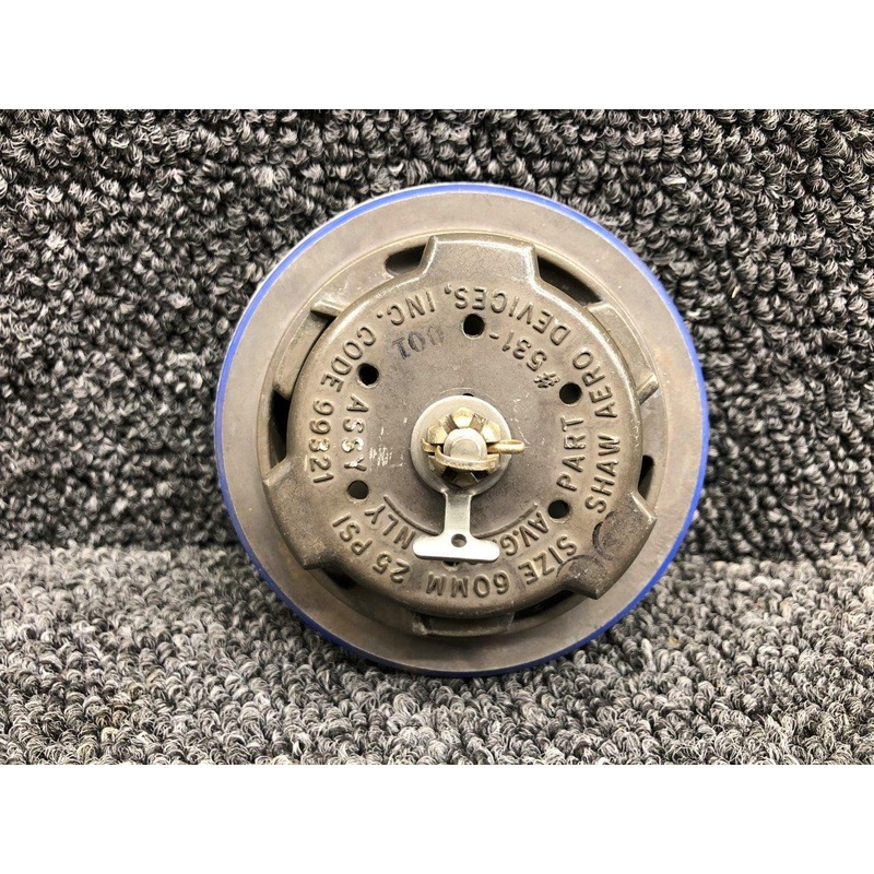 531-001 Mooney M20J Shaw Aero Fuel Cap Assembly