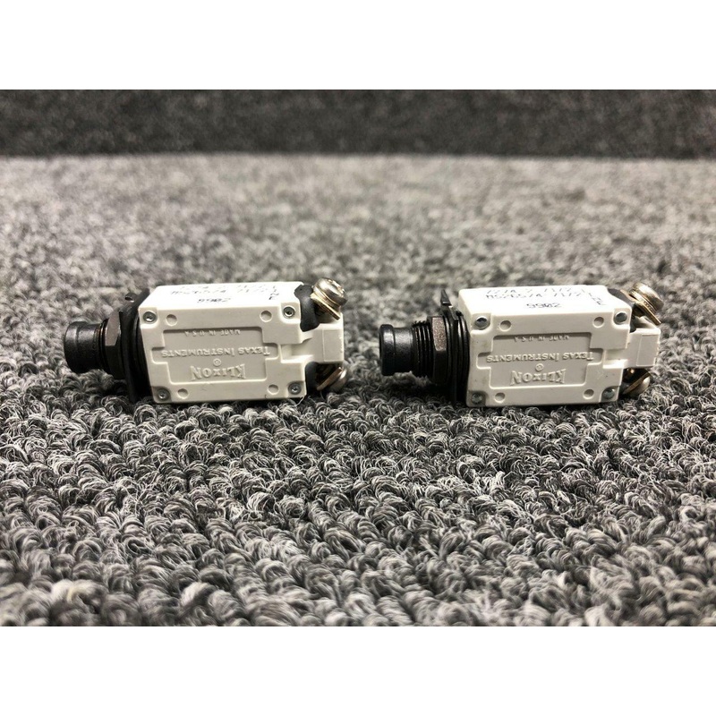 7274-2-7.5 Klixon Push Circuit Breaker Set of 2 (Amps: 7.5) (NEW OLD STOCK) (SA)