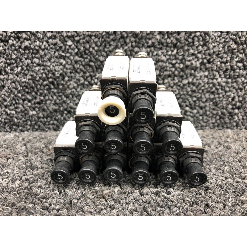 7277 Klixon Push Breaker Set (Amps: 1-20)