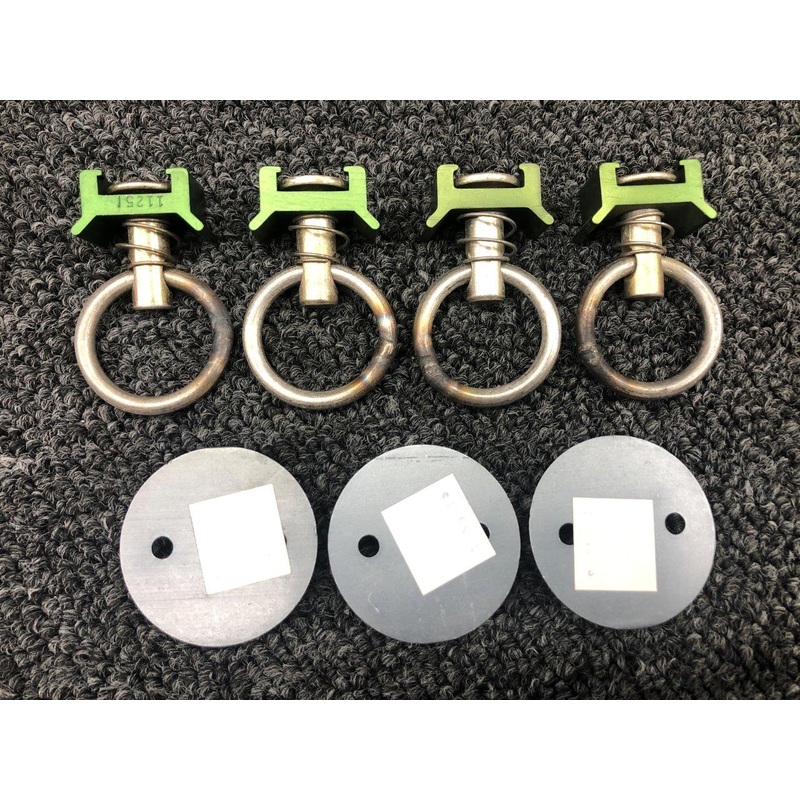 WB10730 / S1864-1 Pilatus Cargo Tie Down Ring & Anchor Plate Set (NOS)