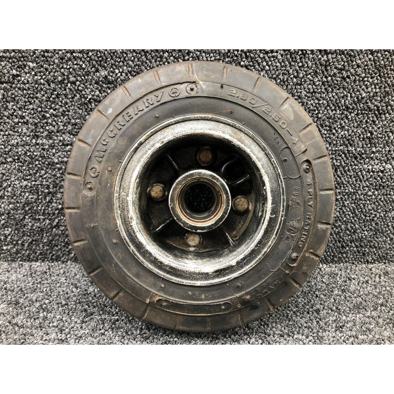 2598 / 2.80/2.50-4 Cessna 180H McCreary Tail Wheel Tire & Hub Assembly
