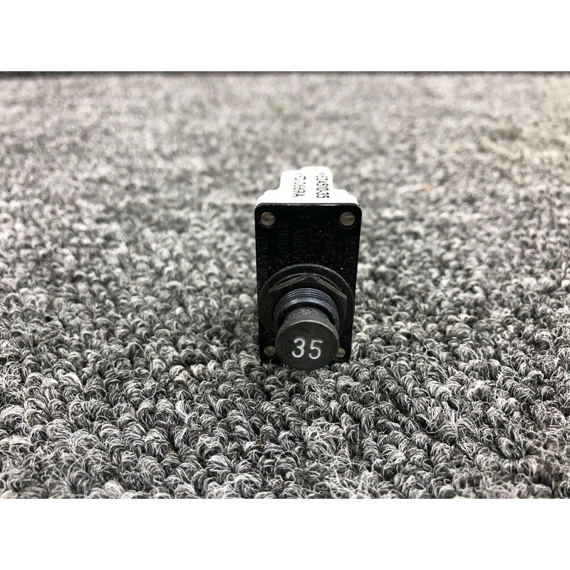 7271-8-35 (ALT: MS24510-35) Klixon Push Circuit Breaker (Amps: 35) (NOS) (SA)