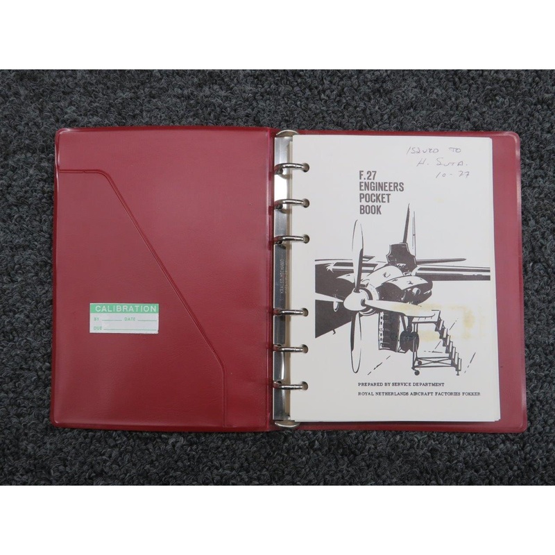 1969 Fokker-VFW F-27 Engineers Pocket Book