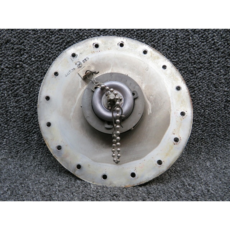 0823410-9 Cessna 340 Shaw Aero Fuel Cap & Adapter Assembly Wing Tip LH