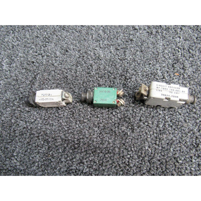 7277 / 2TC12-20 Klixon Breaker Switch Set