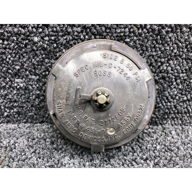 431-9 Beechcraft A36TC Shaw Aero Fuel Cap Assembly