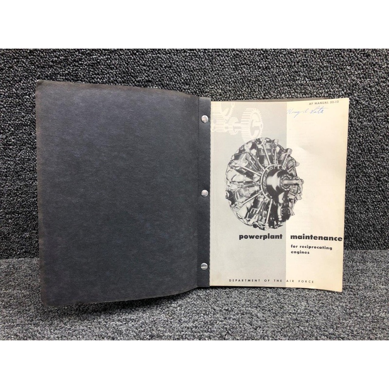 52-12 1953 Power Plant Maintenance Manual for Reciprocating Engines