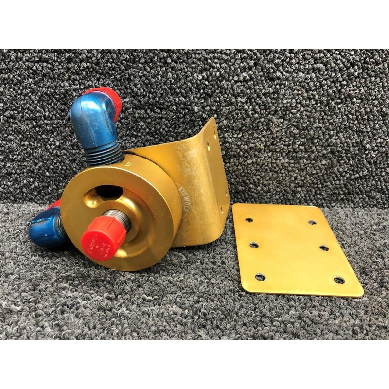 OFB-11 / DBL-10 Airwolf Continental IO-550-D Oil Filter Adapter Kit W/ Mount