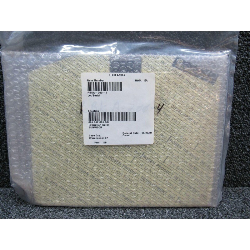 RBKA-200-4 Beechcraft King Air Rosen Sunvisor Lens (New Old Stock) (M22)