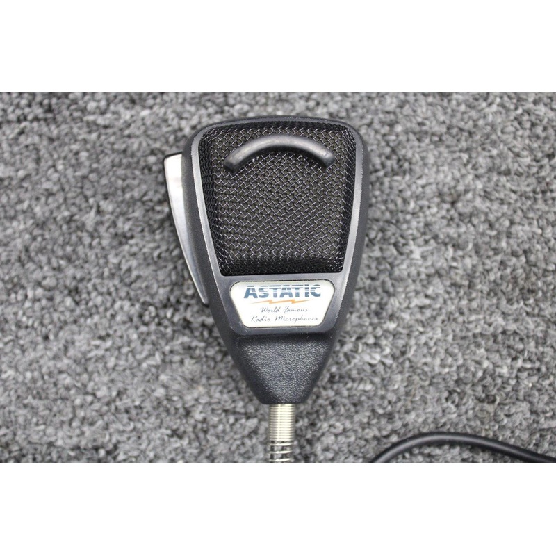 636L Astatic Noise Cancelling CB Microphone with 4-Pin Connection Plug