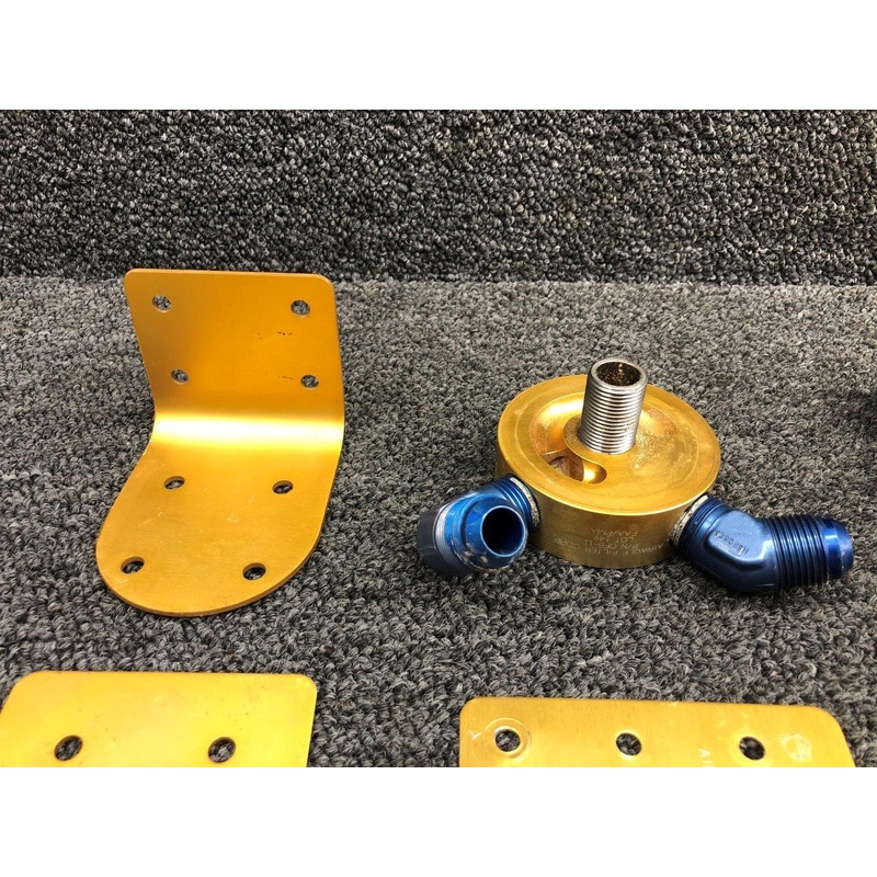 OFB-11, DBL-10 Continental GO-300 Airwolf Oil Filter Adapter Kit W/ Bracket