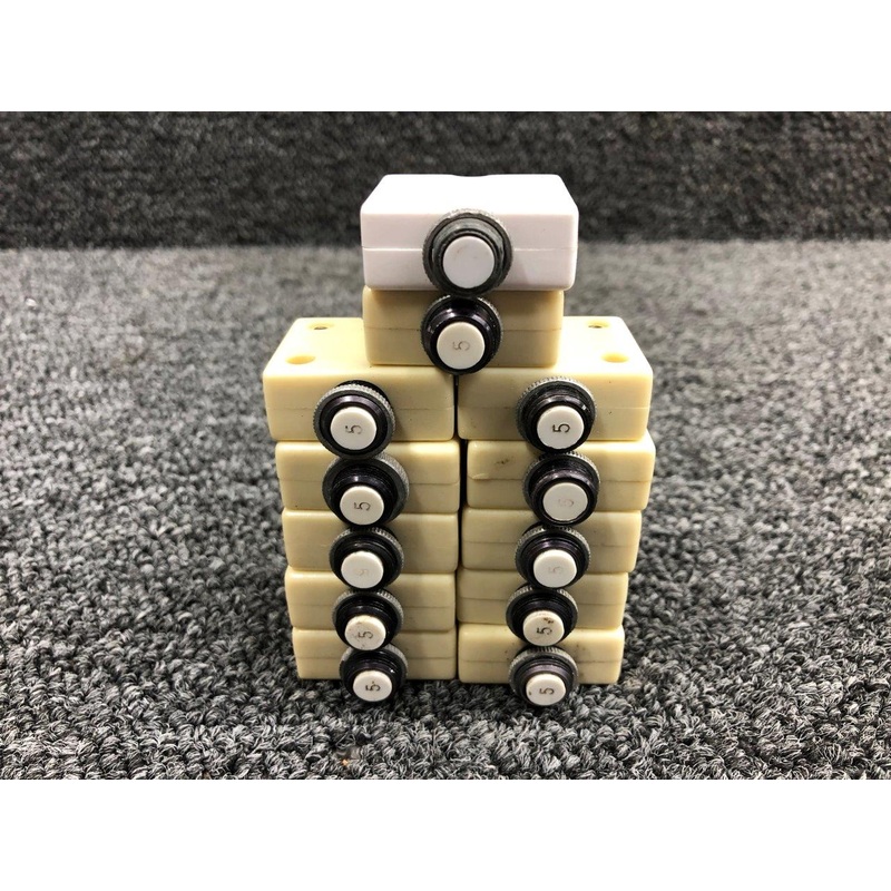 PS50120-1 Mechanical Prod, ETA Push Circuit Breaker Set (5, 10, 15, 20, 25A)