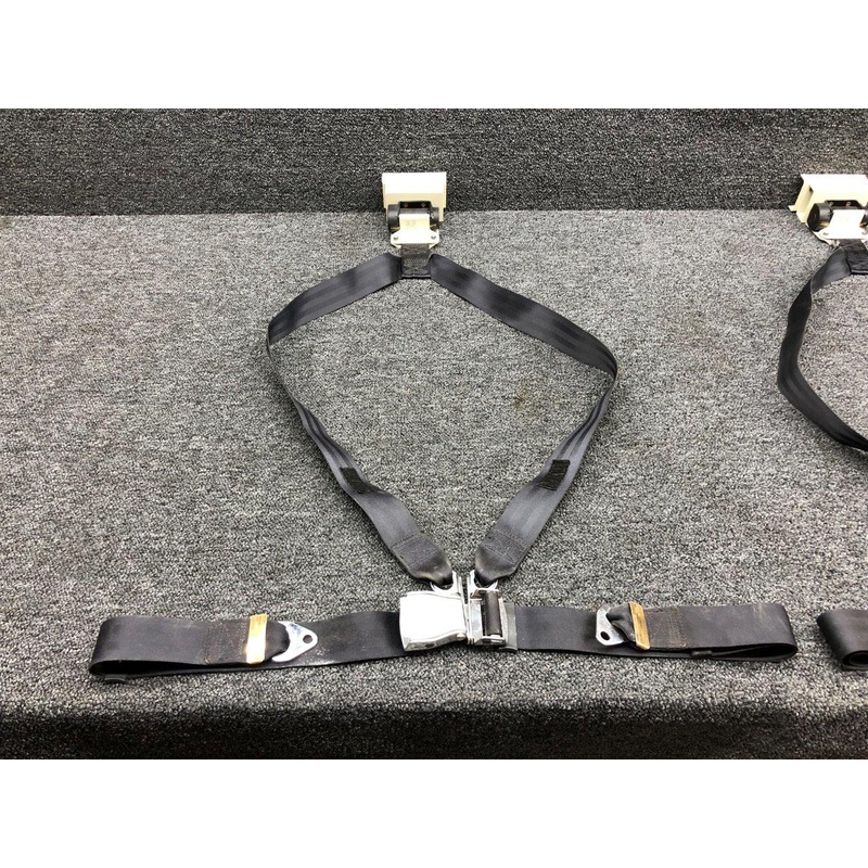 4156-1-304-2396 AmSafe, BAS Belts Aft Seatbelt Shoulder Reel Set with Mounts