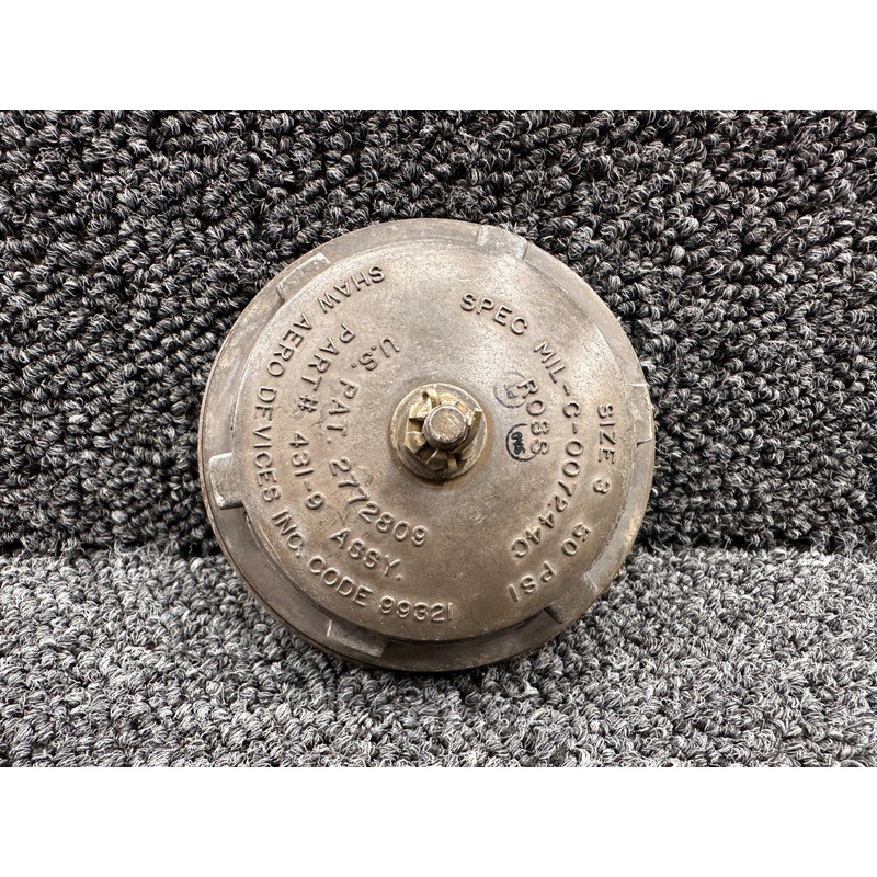 431-9 Shaw Aero Devices Fuel Cap Assembly