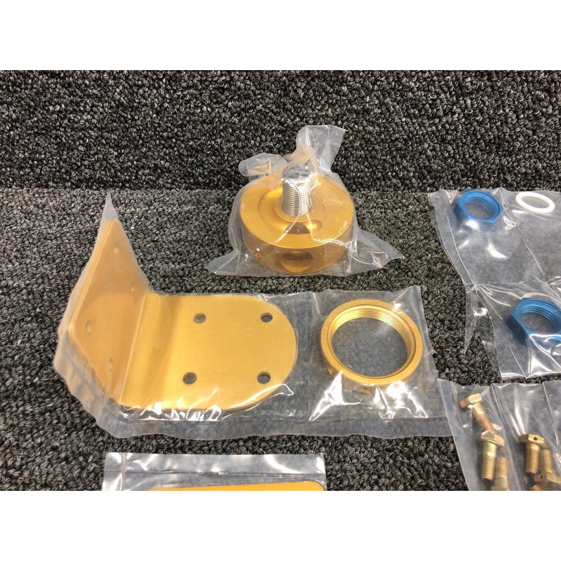 AFC-K008-B Airwolf Oil Filter Adapter Kit W/ Mounts, Adapter & Fittings (NOS)