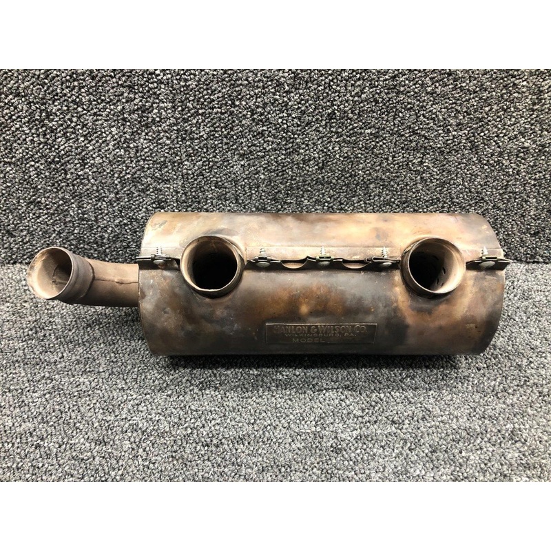 221 / 0550157-9 Continental O-300D Hanlon & Wilson Exhaust Muffler & Shroud LH