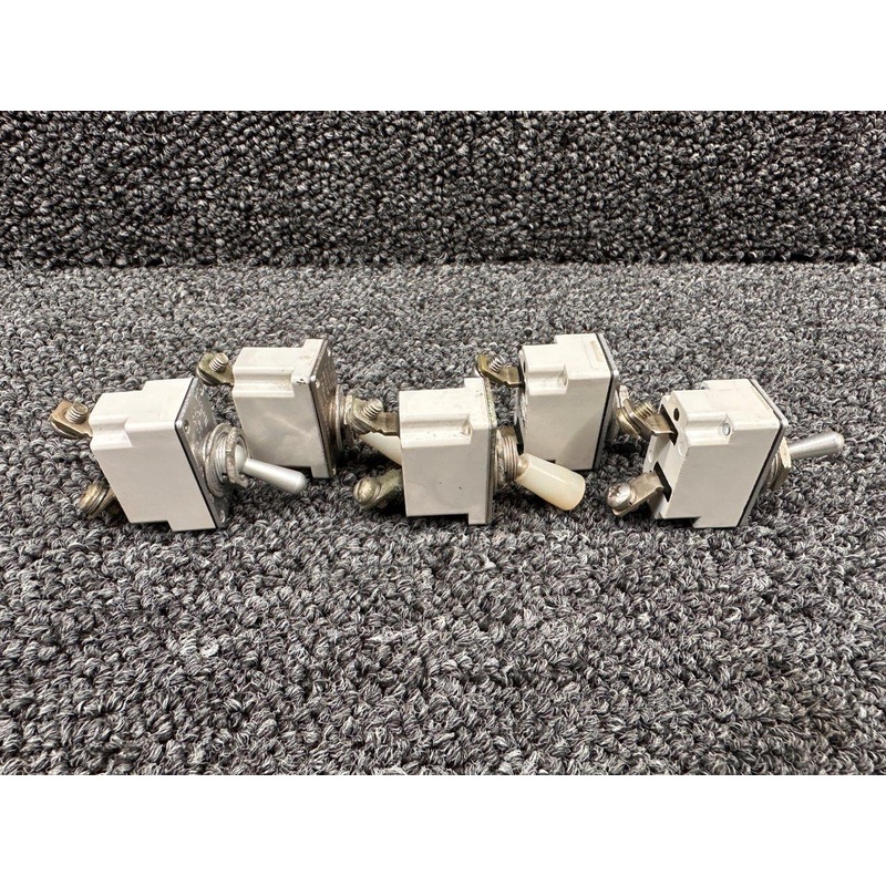7270-5-5, 7270-10-10 Klixon Toggle Switch Set of 5 (Amps: 5-20)