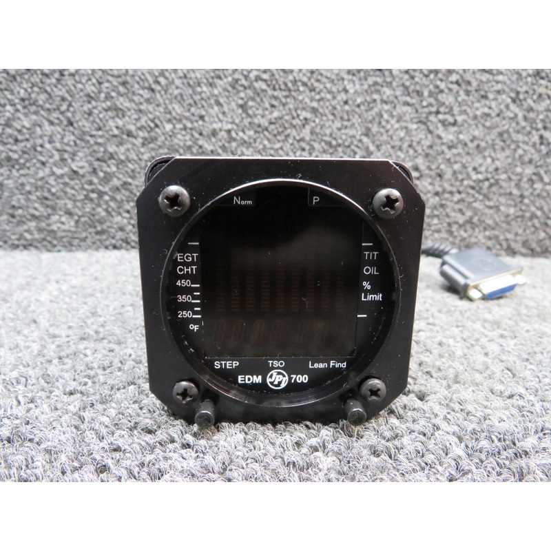 EGT-701-8C-O-A-F JPI EDM-700 Engine Monitor Indicator w 8130-3 (11-33V)