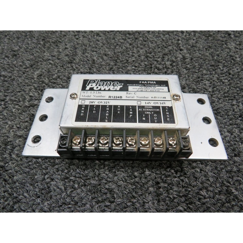 15-1014, R1224B Continental E-225-4 Plane Power Alternator and Regulator (14V)