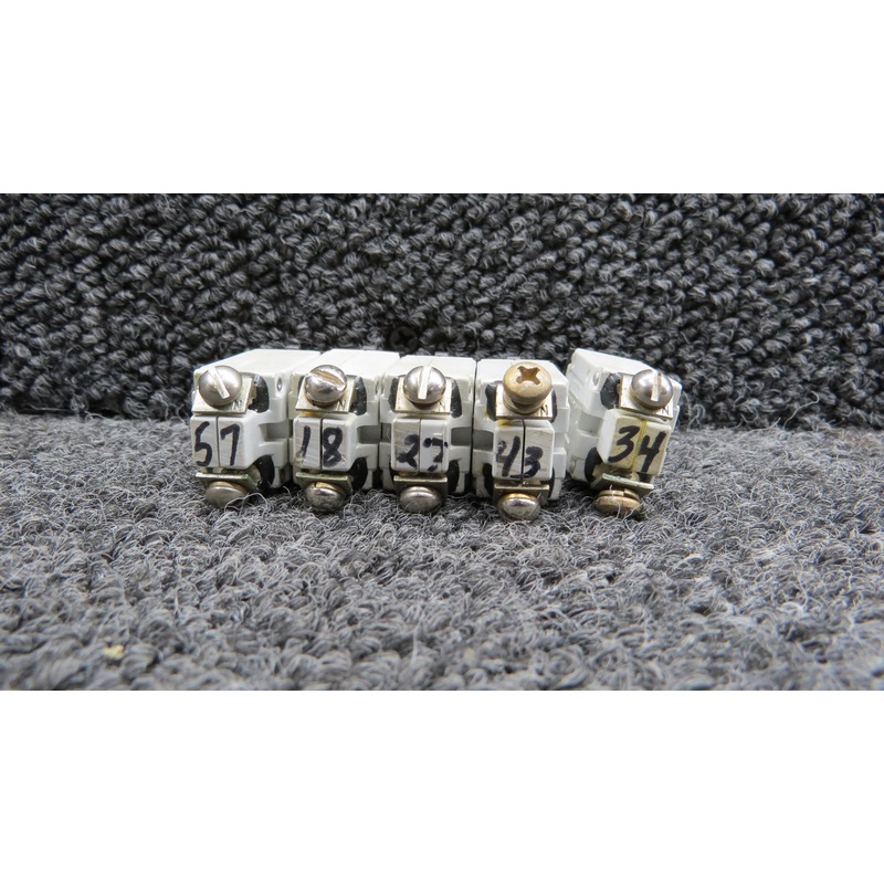 7277-2-5 Klixon 5 Amp Push Circuit Breaker Set of 5