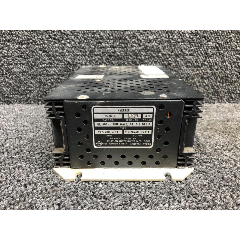 P-20A Aviation Instrument MFG Power Static Inverter (Volts: 27, Amps: 4.5)