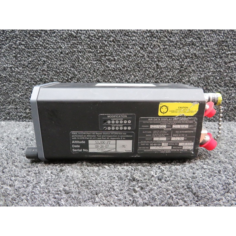 9D-80130-16 Innovative Solutions Air Data Display Unit w Config Module