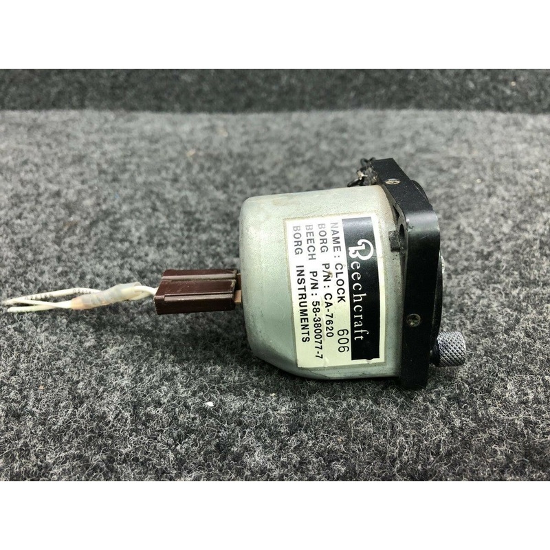 58-380077-7 (Alt: CA-7620) Borg Clock Indicator (28V)