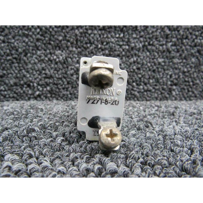 7271-8-20 Klixon Push Breaker Switch (20 Amps)