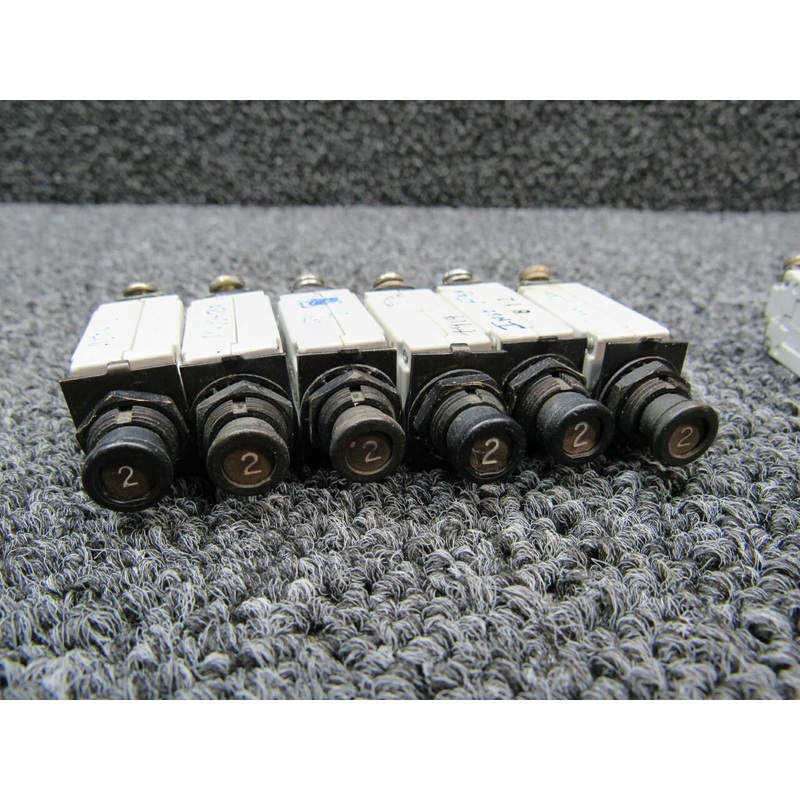 Beechcraft 95-B55 Klixon Circuit  Breaker Set of 16