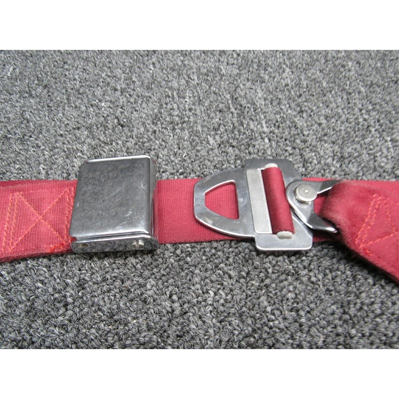 S-2072 (USE: 385256R) Cessna 172N Belt Makers Seatbelt Assembly LH / RH FWD