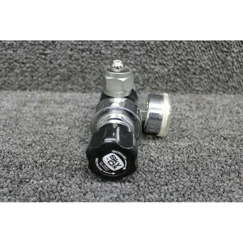 SKY-10460 / 52034-0 Piper PA32RT-300 Skyox 4 Outlet Oxygen Regulator W/ Gauge