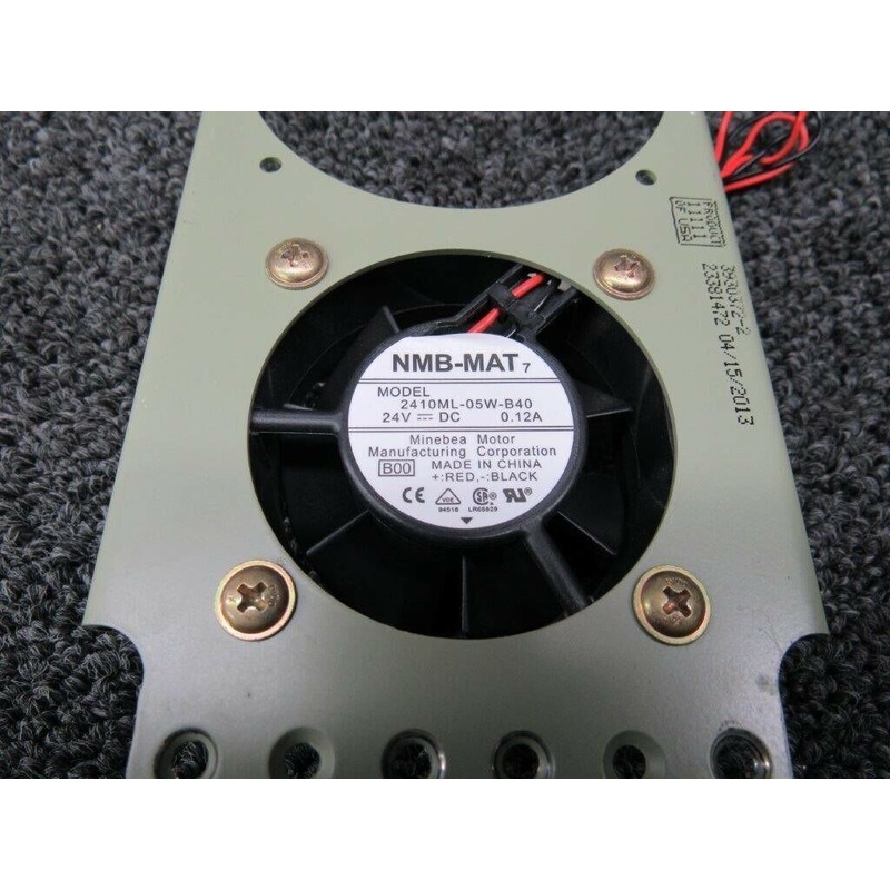 3930372-2, 2410ML-05W-B40 Minebea Blind Fan Coordinator Plate with Fan (24V)