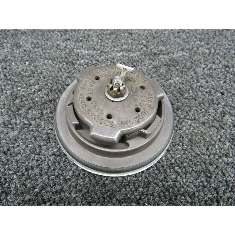 531-010 Beech 35-B33 Shaw Aero Fuel Cap Assy