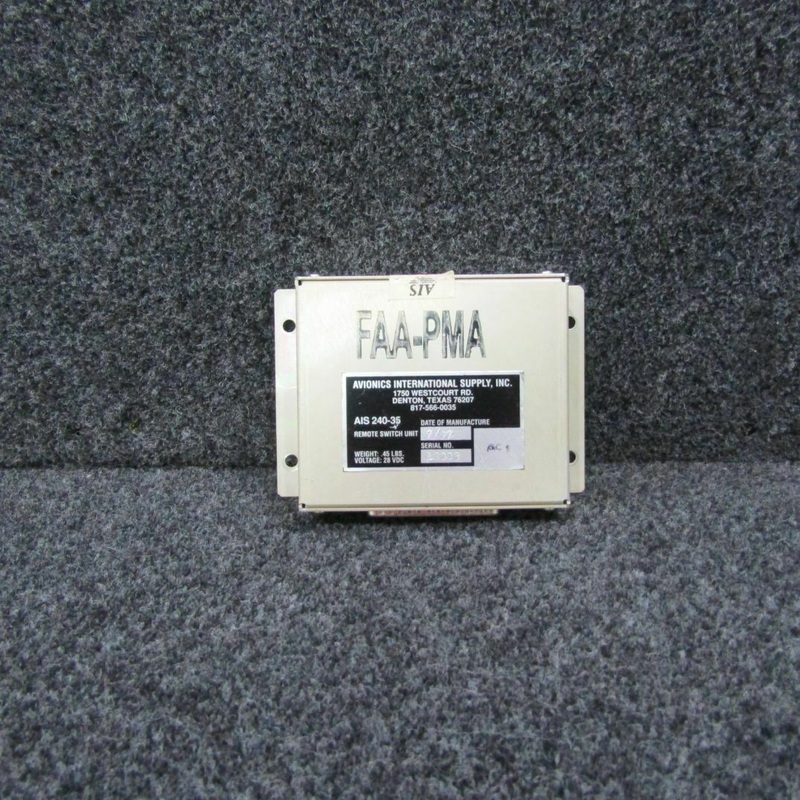 AIS240-35 Avionics International Switching Relay Box Assembly 28 Volt (C20)