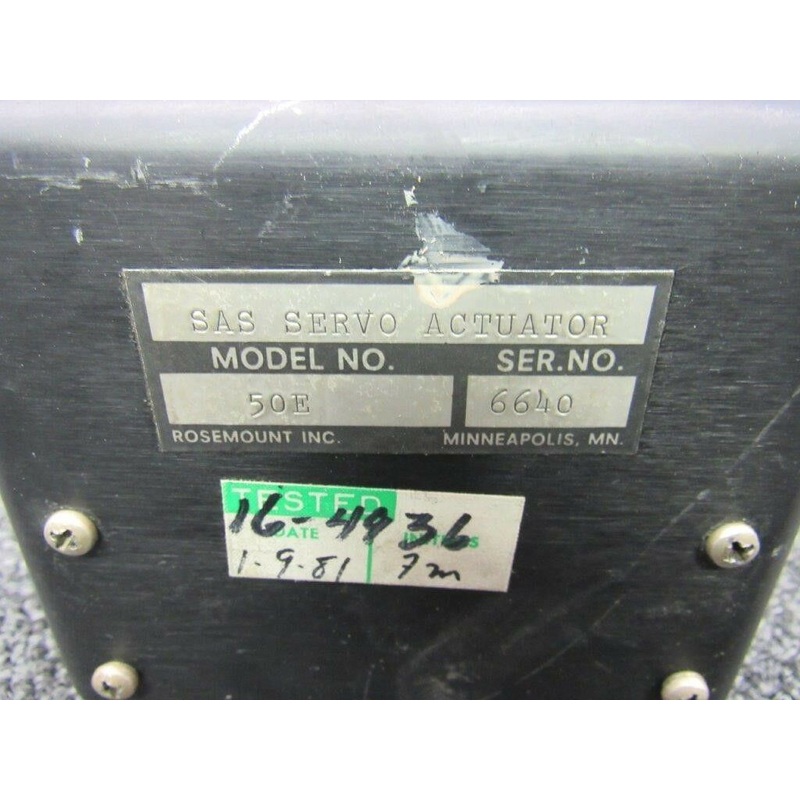 486-401 50E Piper PA31T S.A.S Rosemount Servo Actuator