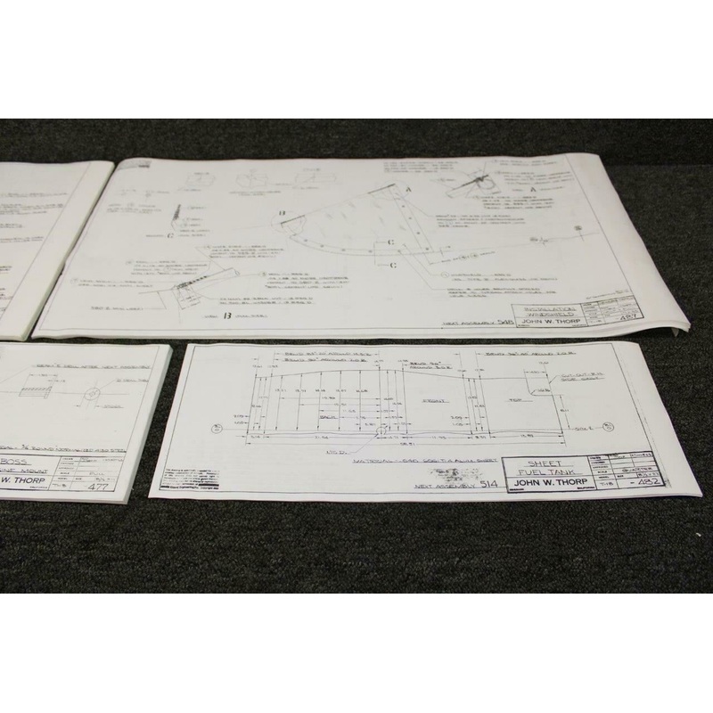 Thorp T-18 Drawing Schematics (Complete)