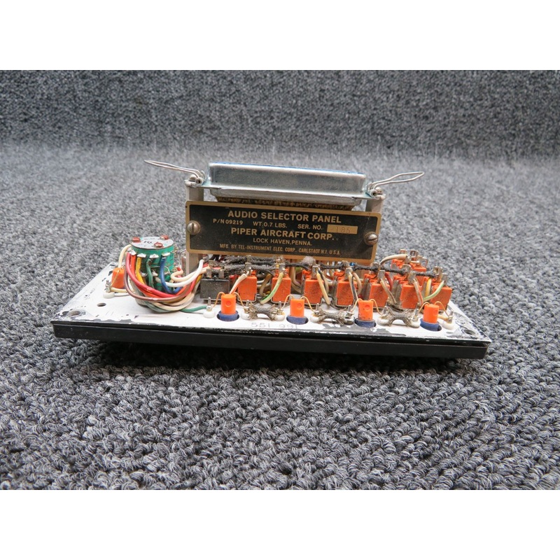 09219 Piper Tel-Instruments Audio Selector Panel (C20)